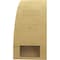 Ekena Millwork 5-inch W x 10-inch D x 10-inch H Ozark Rough Cedar Woodgrain TimberThane Knee Brace, Primed BRCUR05X10X10OZKRCPR - alternate 2